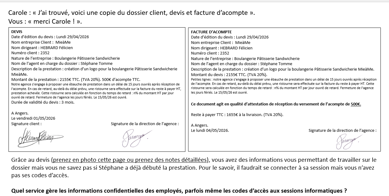 devis troisième format